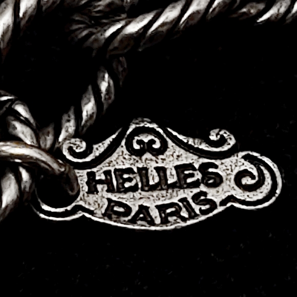 Helles Paris Silver and Onyx Couture Necklace - Picture 4 of 11